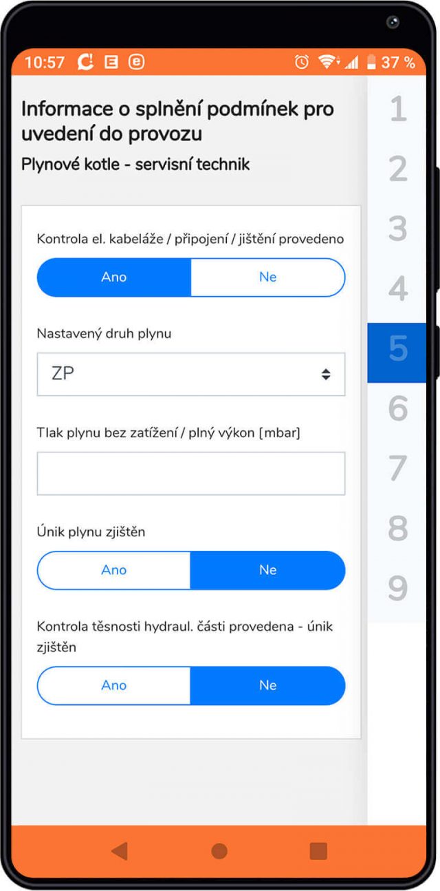 Práca s interatívnym formulárom prostredníctvom CDESK mobilnej aplikácie