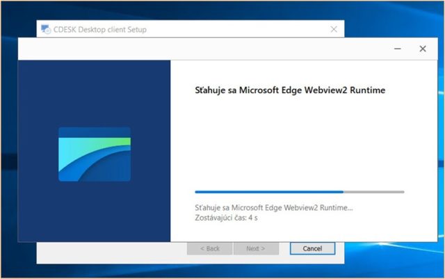 Obrázok 43 Ukážka aktualizácie Microsoft Edge